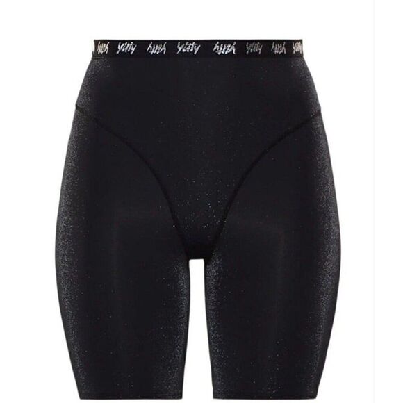 YITTY NWT Women's Spotlight Shaping High Waist Shorts Shimmering Black Size XS - Picture 1 of 10